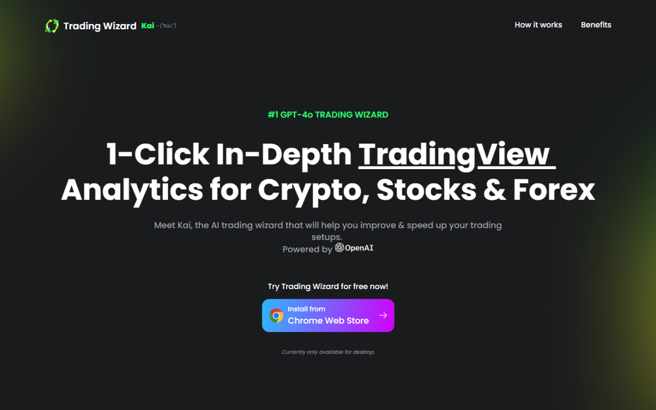 Kai: 1-Click In-Depth TradingView Analytics for Crypto, Stocks & Forex. chrome谷歌浏览器插件_扩展第2张截图