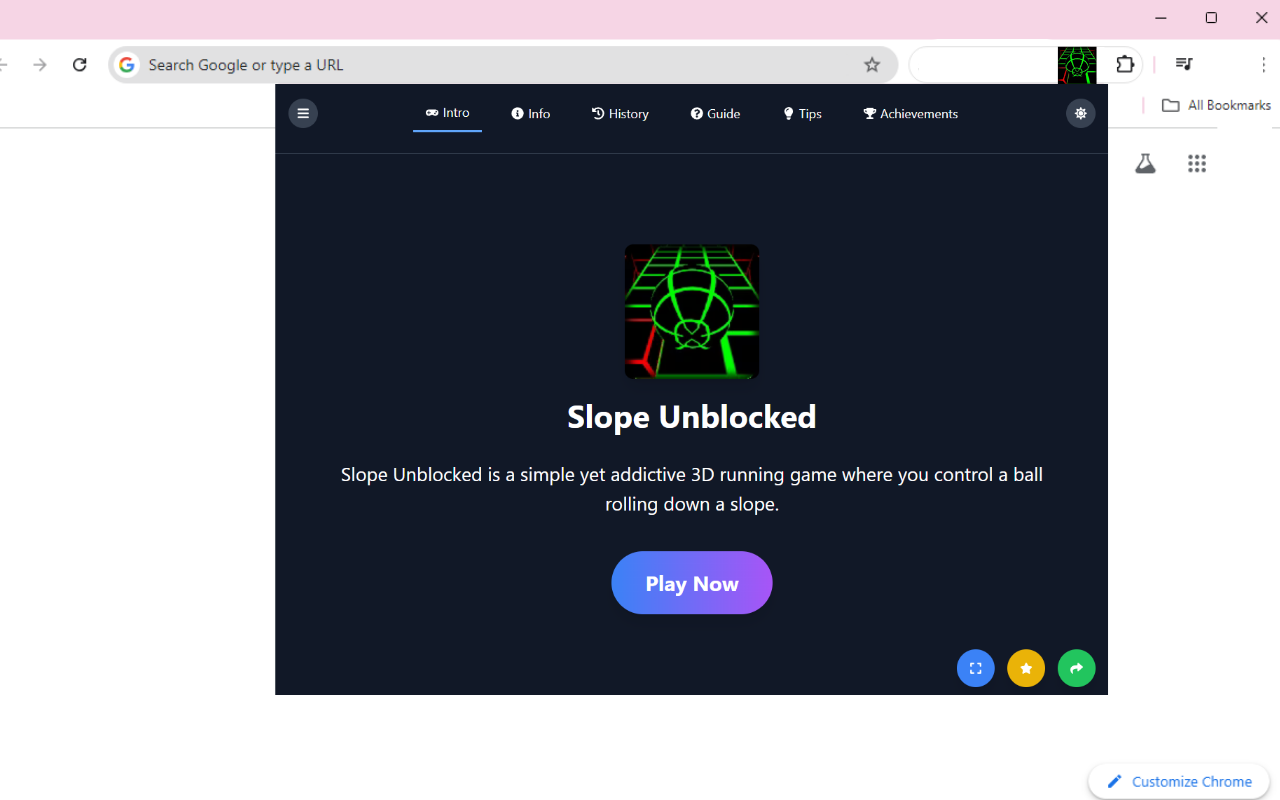 Slope Unblocked chrome谷歌浏览器插件_扩展第2张截图