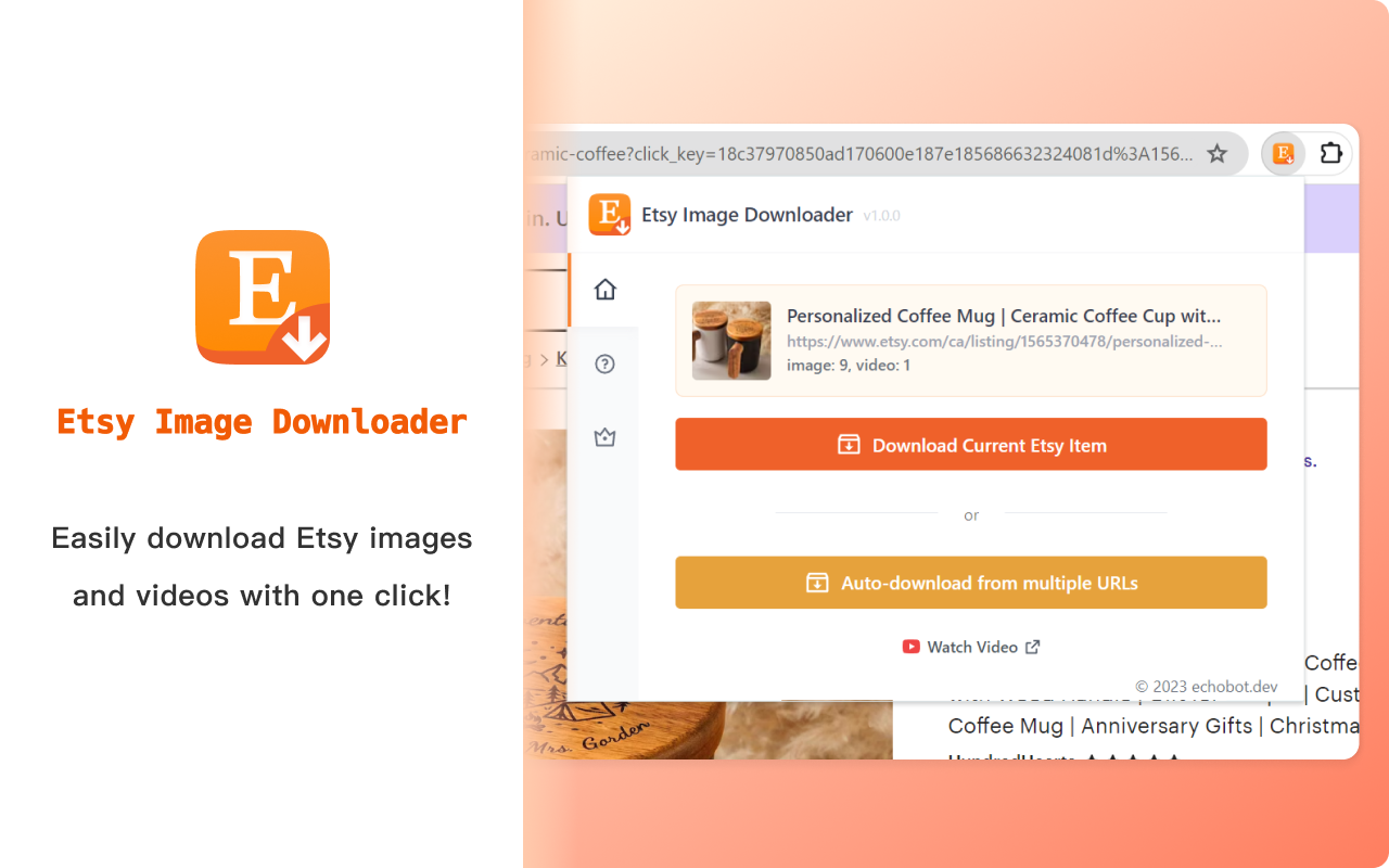 Etsy Image Downloader - Save Etsy image video chrome谷歌浏览器插件_扩展第1张截图