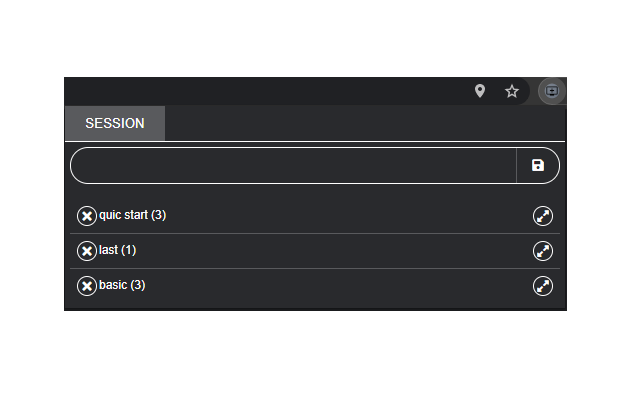 Session manager chrome谷歌浏览器插件_扩展第1张截图