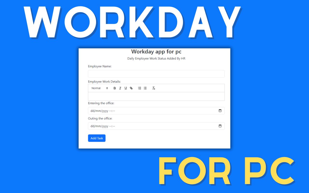 Workday app for pc,windows and Mac (Free use) chrome谷歌浏览器插件_扩展第2张截图