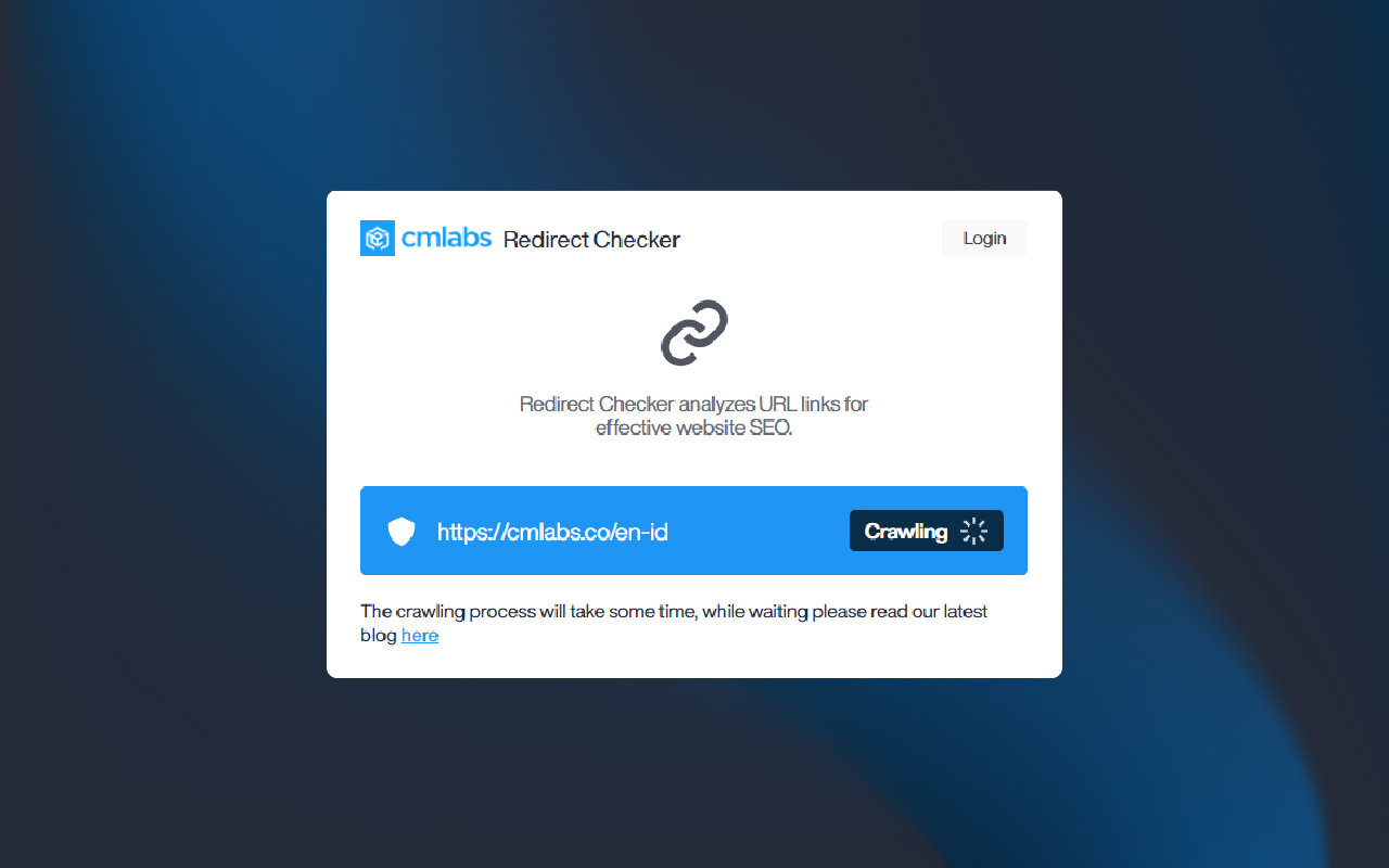 Redirect Chain Checker - cmlabs SEO Tools chrome谷歌浏览器插件_扩展第2张截图