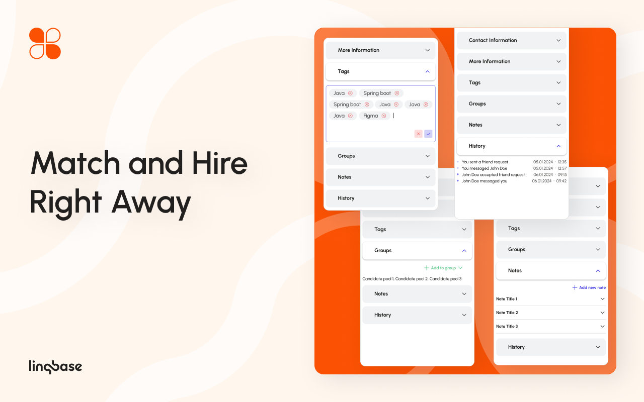 Linqbase - LinkedIn CRM & Outreach chrome谷歌浏览器插件_扩展第4张截图