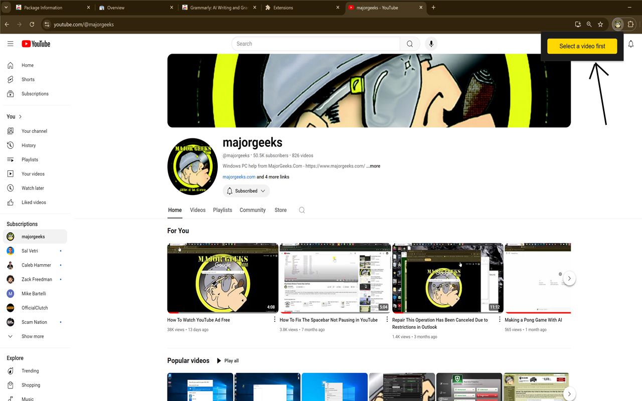 MajorGeeks yToggle chrome谷歌浏览器插件_扩展第2张截图