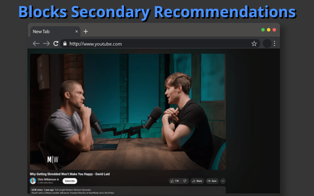 Locked In for YouTube - Productivity & Focus chrome谷歌浏览器插件_扩展第1张截图