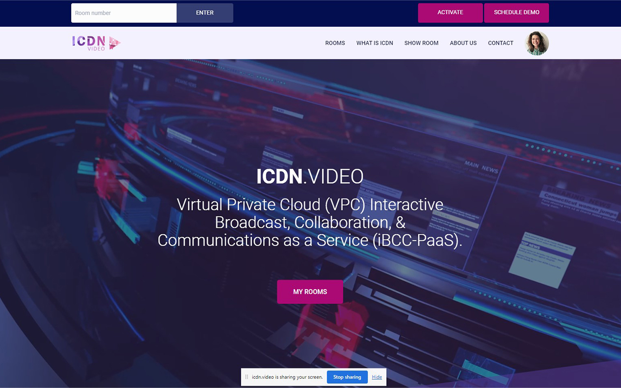 ICDN.VIDEO Direct Screenshare Room Extension chrome谷歌浏览器插件_扩展第1张截图