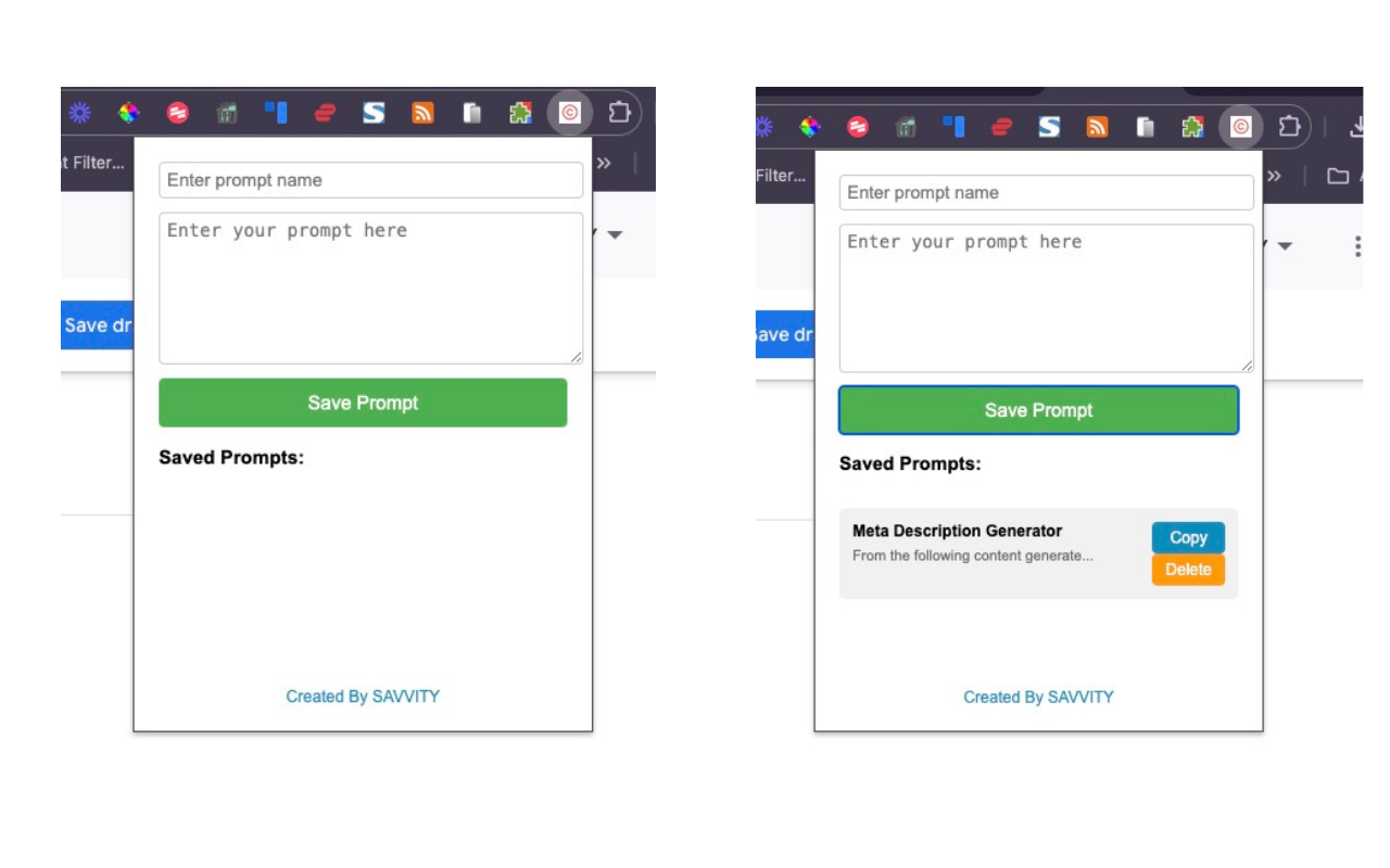 Prompt Saver chrome谷歌浏览器插件_扩展第1张截图