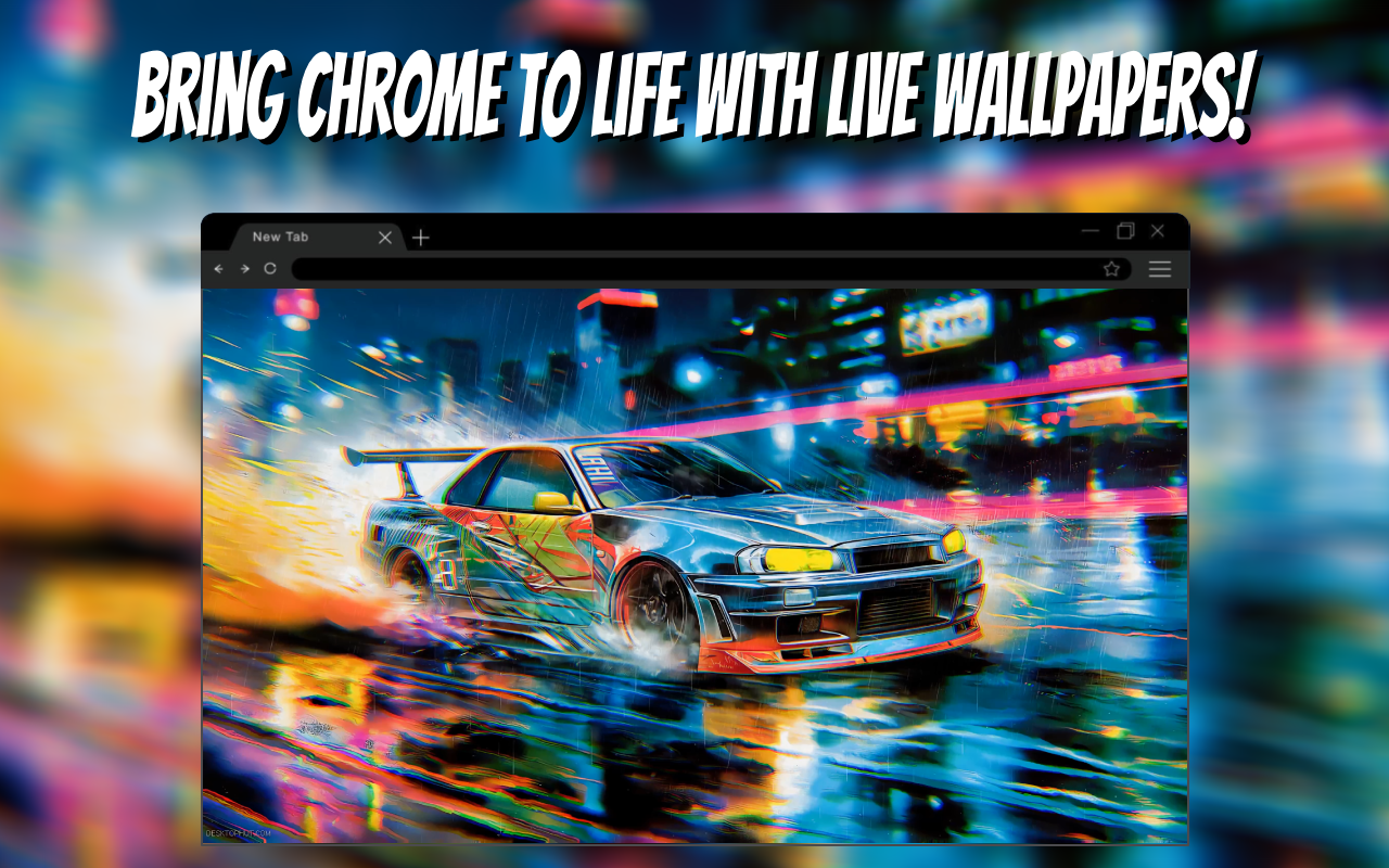 Nissan Skyline GT-R R34 Live Wallpaper chrome谷歌浏览器插件_扩展第1张截图
