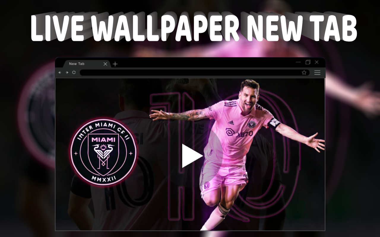 Messi in Inter Miami Live Wallpaper chrome谷歌浏览器插件_扩展第1张截图