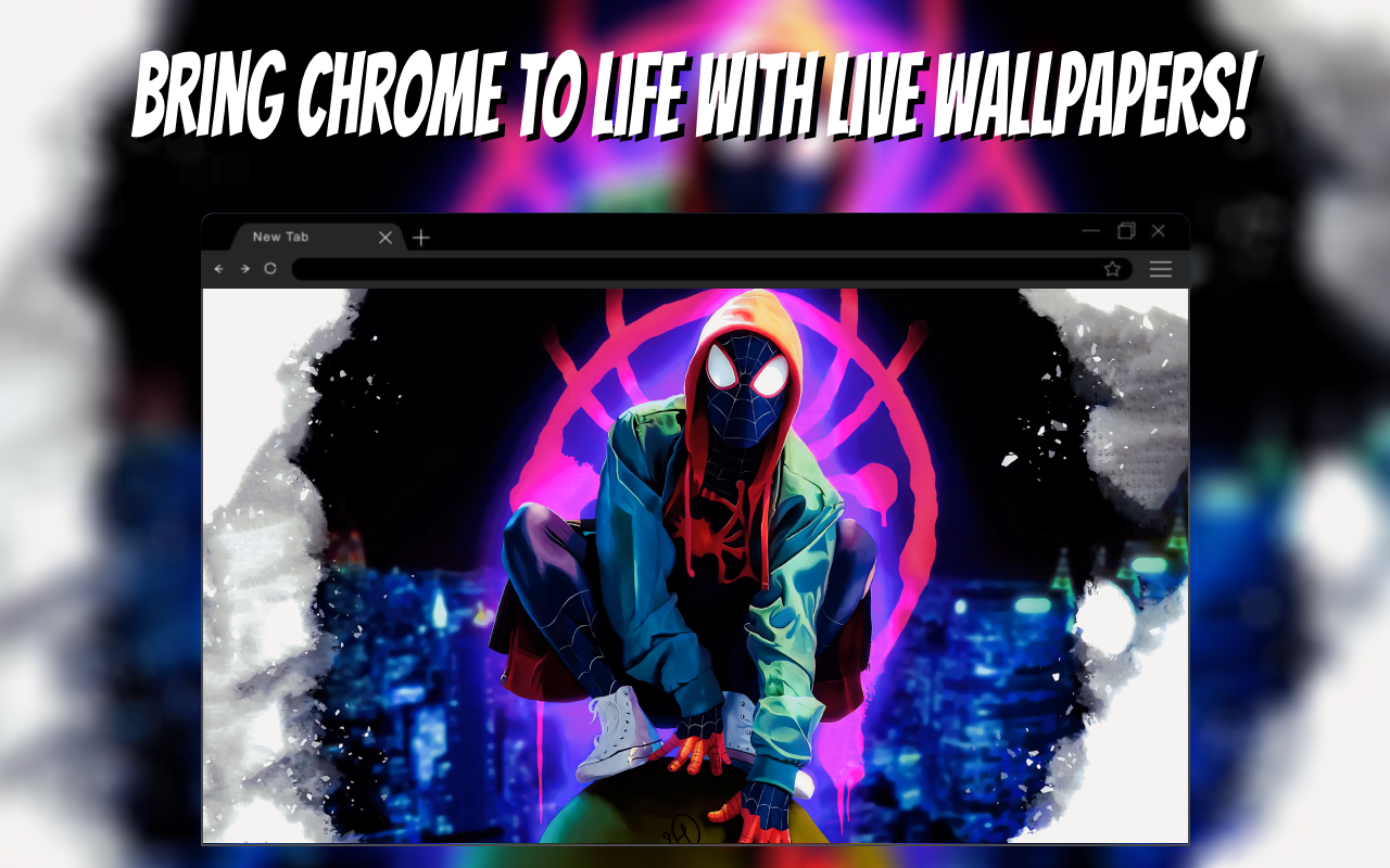 Marvel Spider-Man Live Wallpaper chrome谷歌浏览器插件_扩展第2张截图