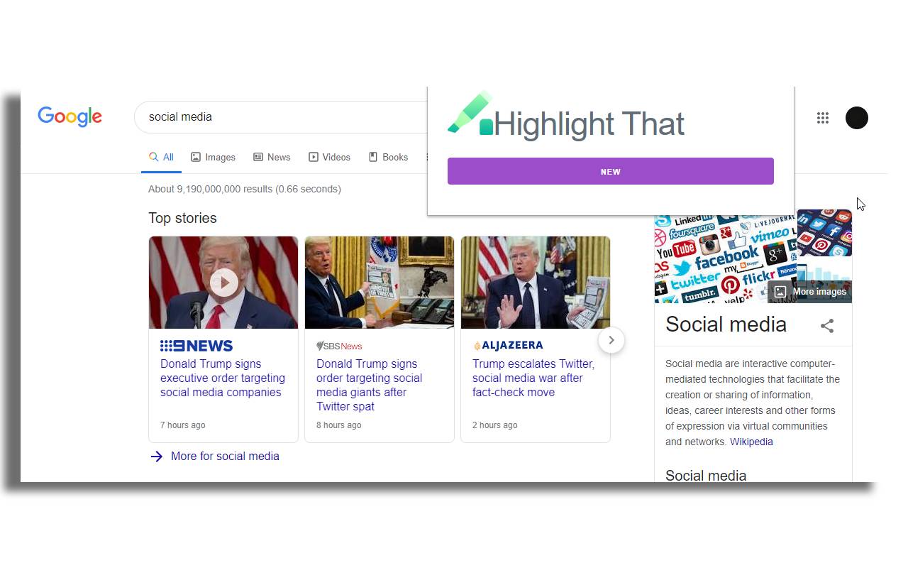 Highlight That chrome谷歌浏览器插件_扩展第1张截图