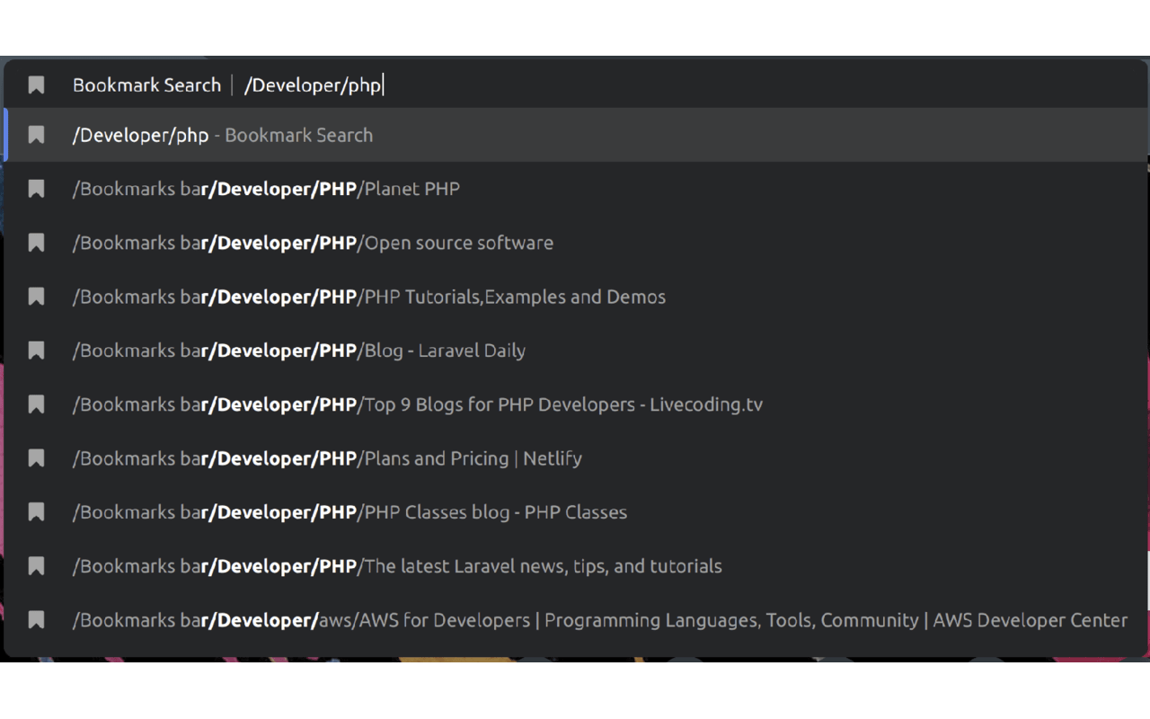 Bookmark Search chrome谷歌浏览器插件_扩展第3张截图