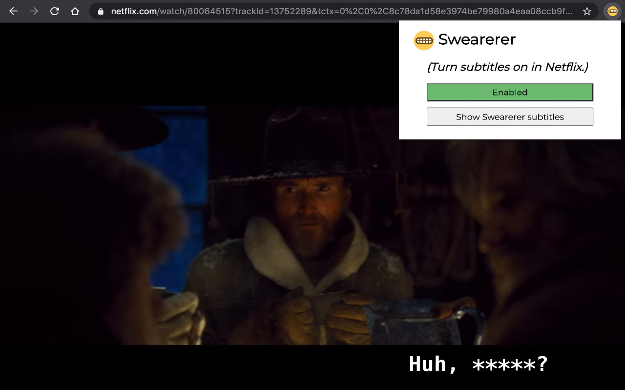 Swearerer chrome谷歌浏览器插件_扩展第2张截图