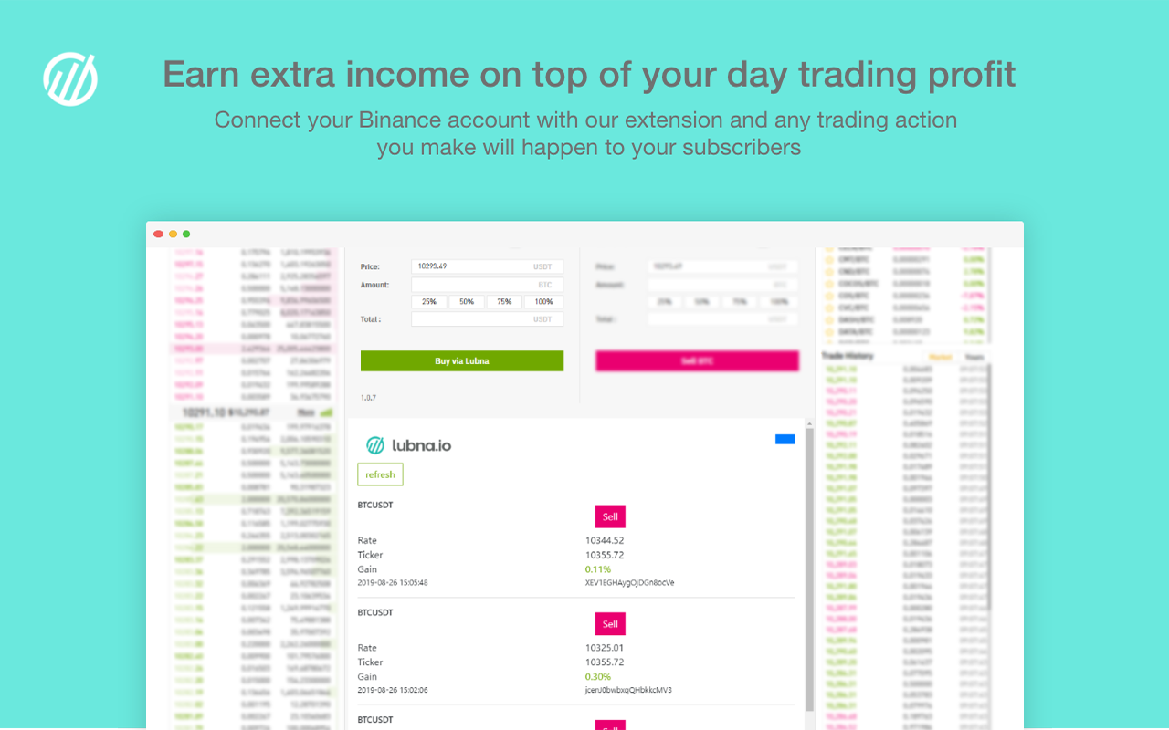 Lubna for Binance chrome谷歌浏览器插件_扩展第1张截图