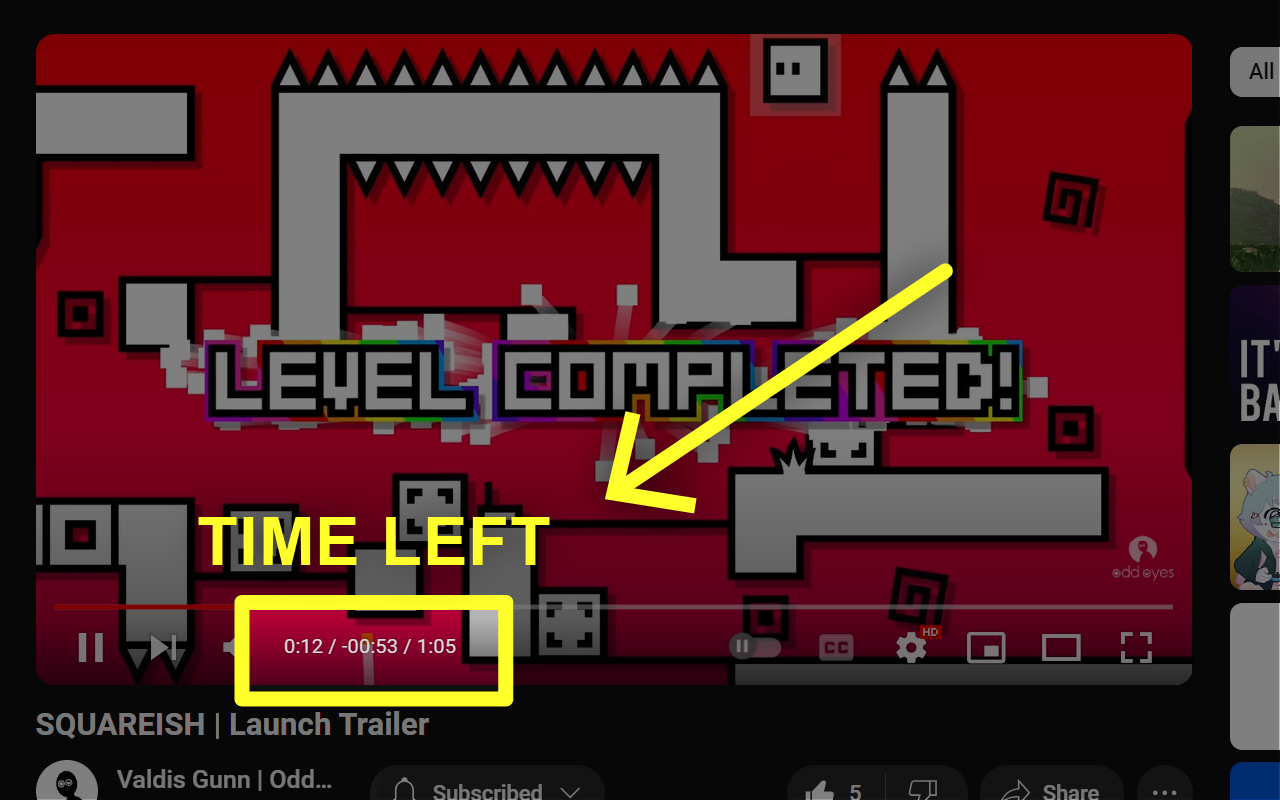 YouTube & Google Drive Videos Remaining Time & Playback Duration Left chrome谷歌浏览器插件_扩展第1张截图