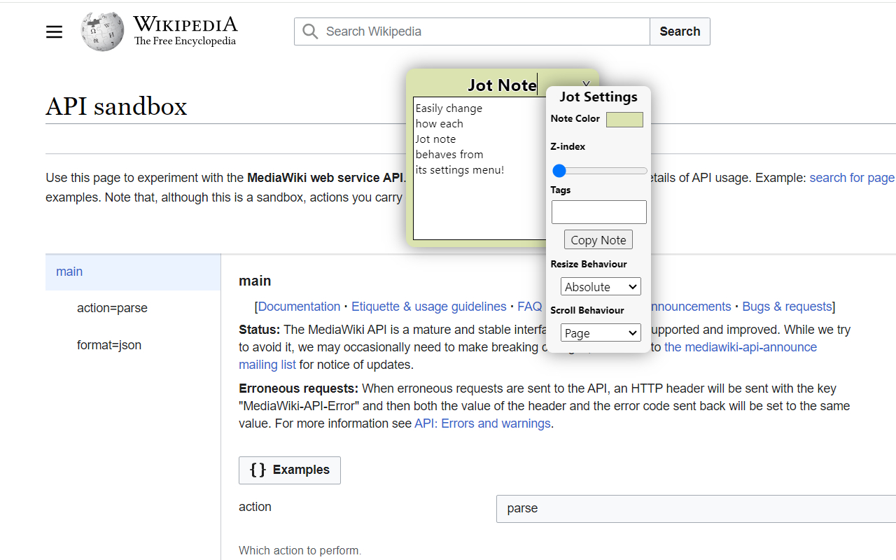 Jot - Browser Notes chrome谷歌浏览器插件_扩展第3张截图