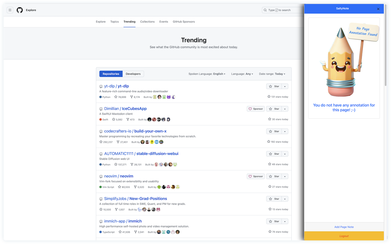 SaltyNote chrome谷歌浏览器插件_扩展第5张截图