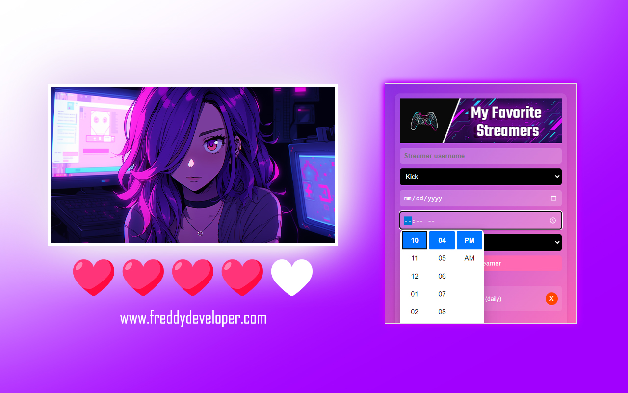 My Favorite Streamers chrome谷歌浏览器插件_扩展第2张截图