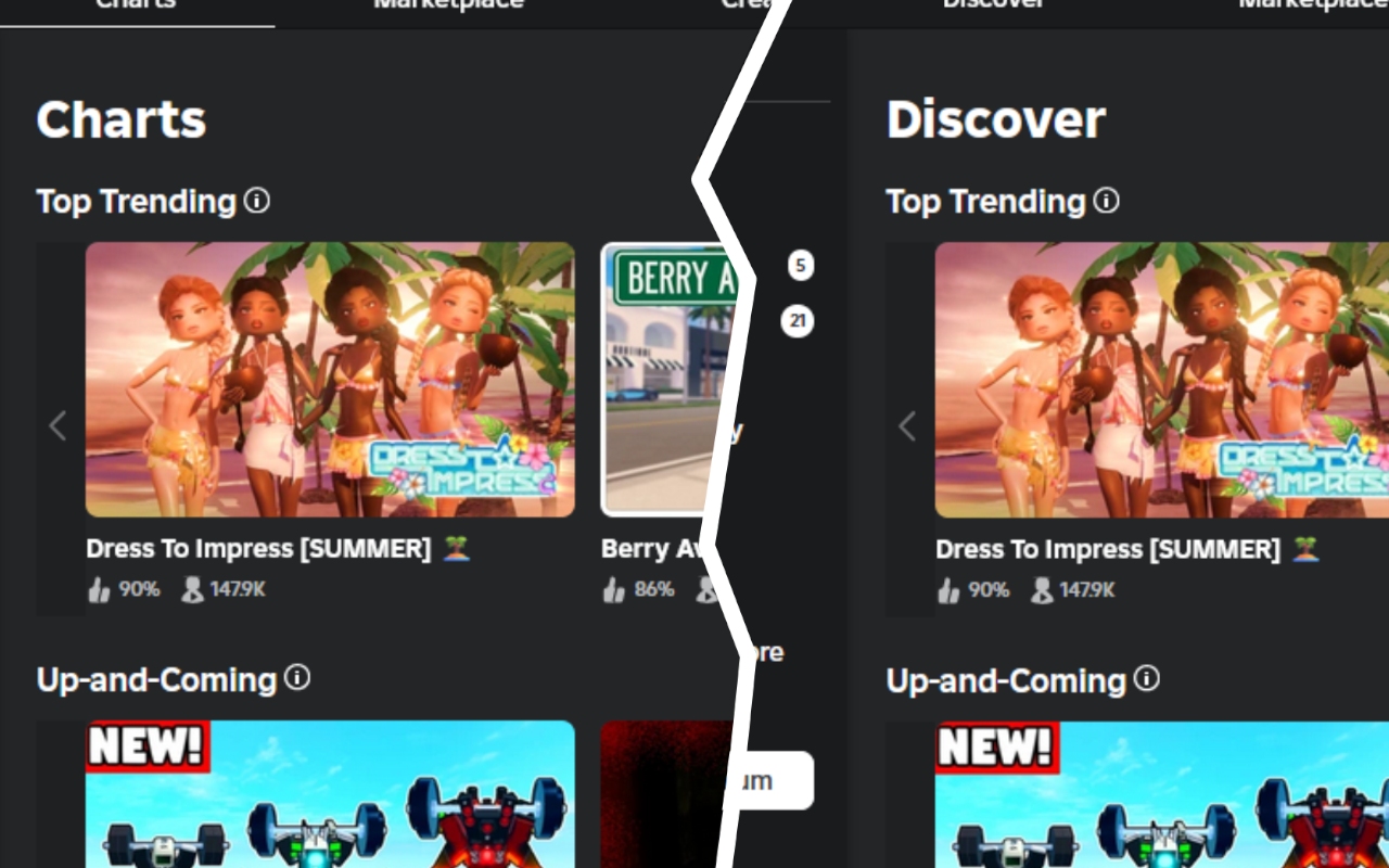 They're NOT charts, Roblox!! chrome谷歌浏览器插件_扩展第1张截图