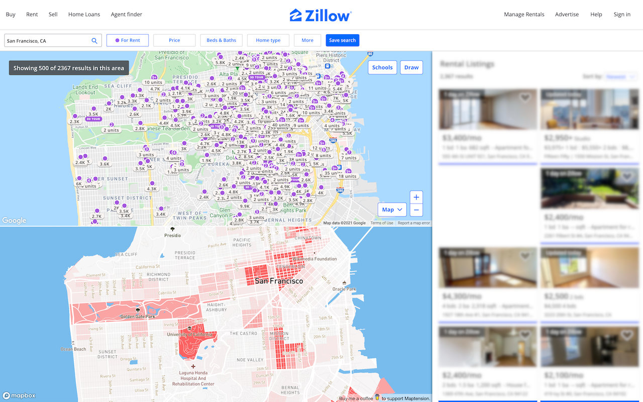 Maptension chrome谷歌浏览器插件_扩展第1张截图