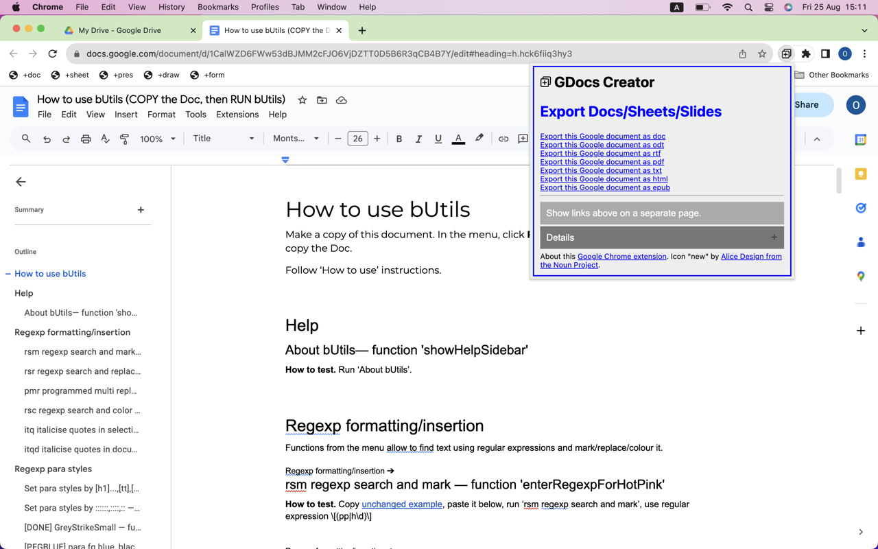 GDocs Creator chrome谷歌浏览器插件_扩展第1张截图