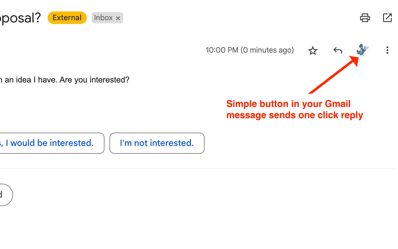 Gmail One-Click Reply chrome谷歌浏览器插件_扩展第2张截图