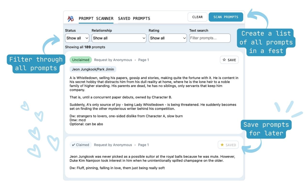 AO3 Prompt Scanner chrome谷歌浏览器插件_扩展第2张截图
