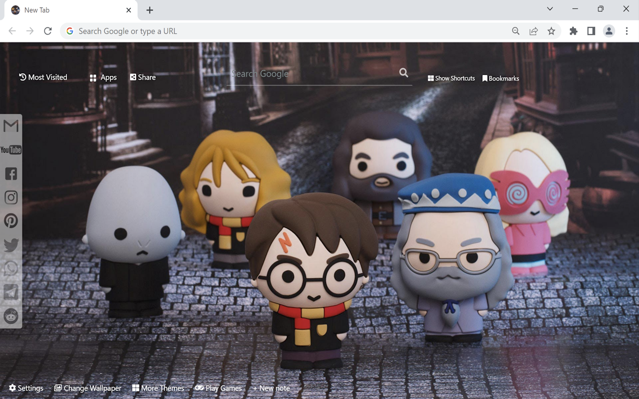 Harry Potter Chibi Wallpaper chrome谷歌浏览器插件_扩展第3张截图