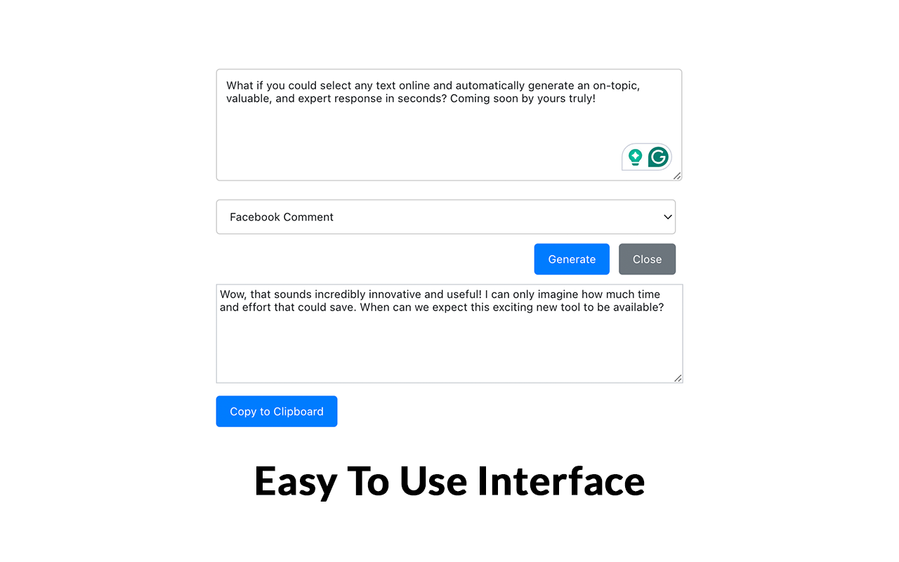 A.I. Reply Generator chrome谷歌浏览器插件_扩展第1张截图