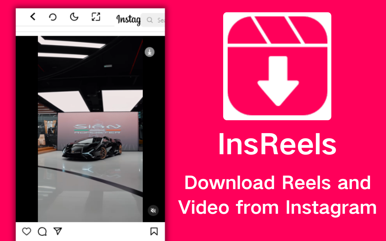Saver Reel for Instagram - InsReels chrome谷歌浏览器插件_扩展第1张截图