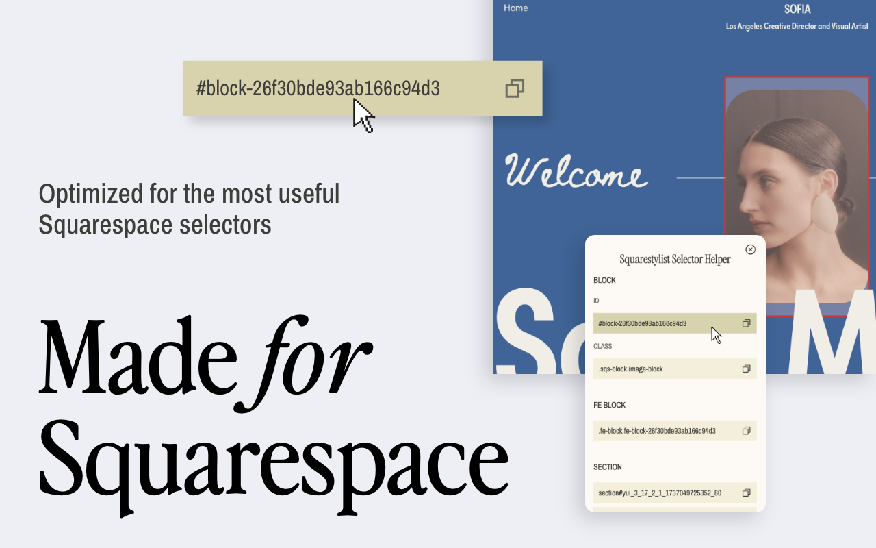 Squarestylist Selector Helper chrome谷歌浏览器插件_扩展第1张截图