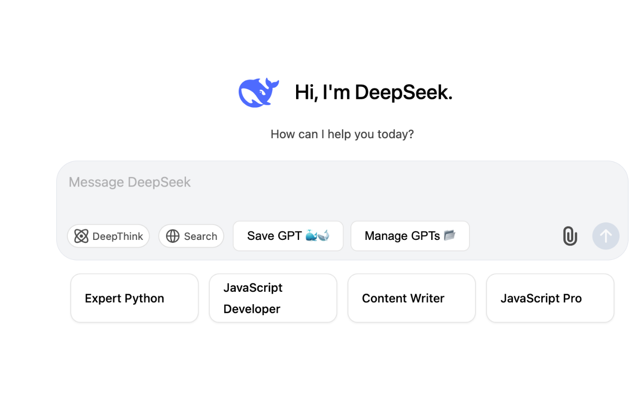 Custom GPT Models for deepseek.com Chat AI chrome谷歌浏览器插件_扩展第3张截图