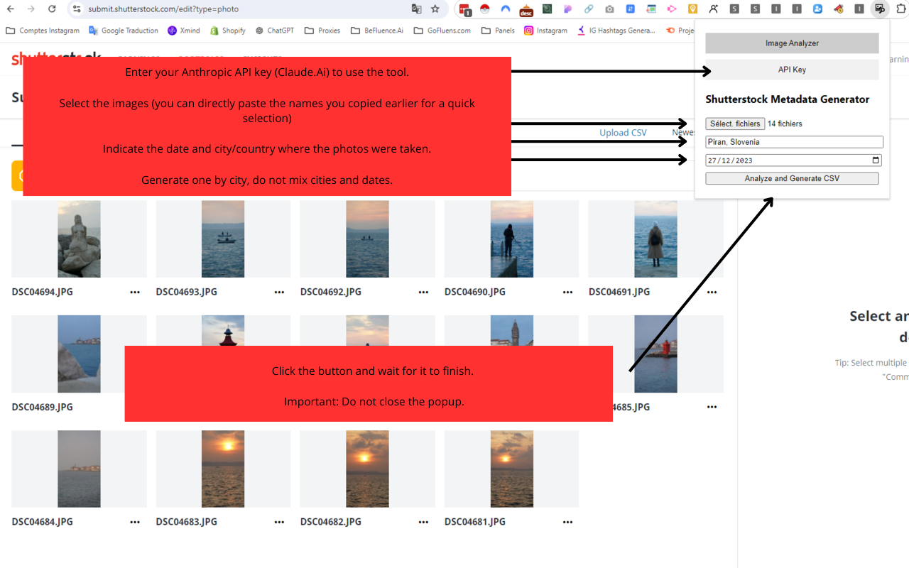 AI Metadata Generator for Shutterstock Contributors chrome谷歌浏览器插件_扩展第1张截图