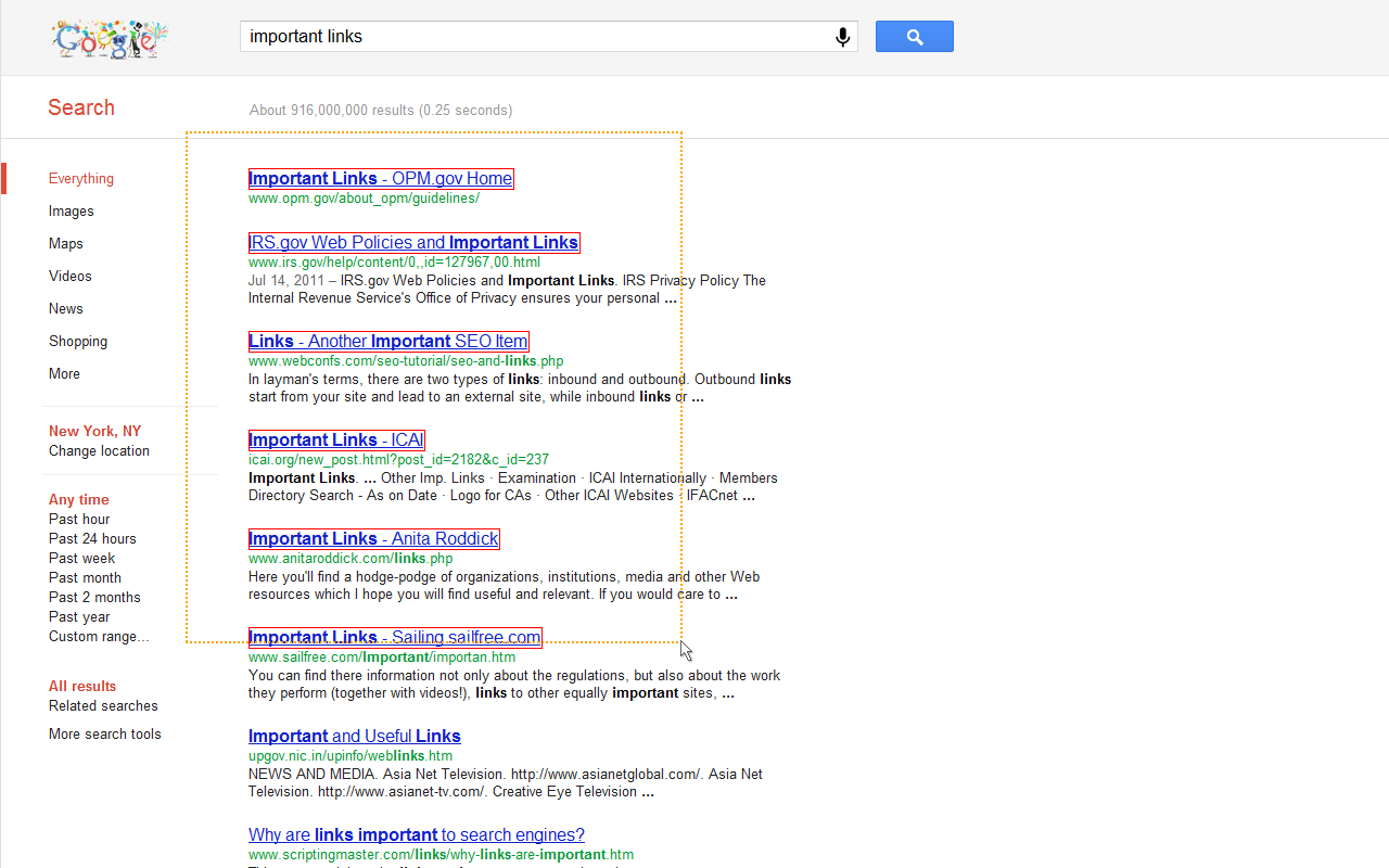 Linkclump chrome谷歌浏览器插件_扩展第1张截图