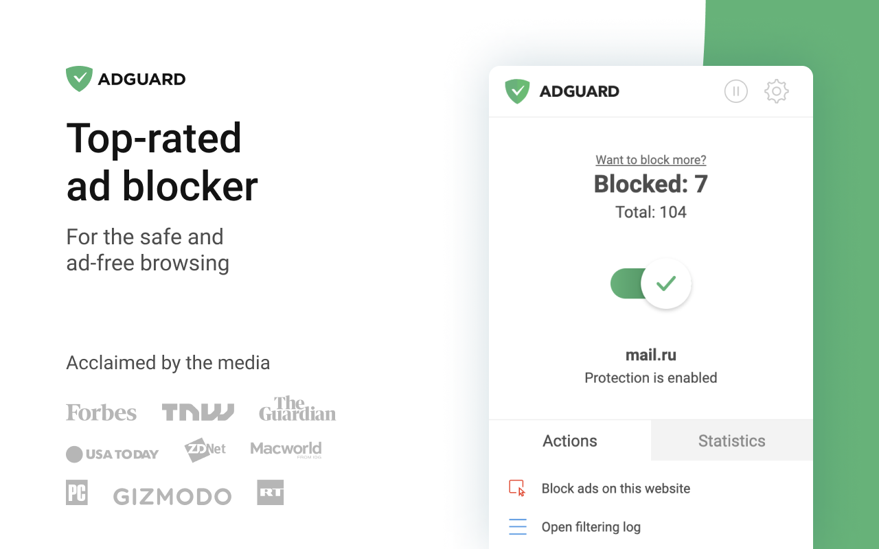 AdGuard 广告拦截器 MV2 chrome谷歌浏览器插件_扩展第2张截图