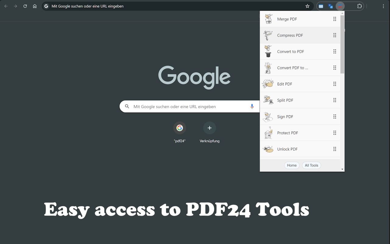PDF24 Tools chrome谷歌浏览器插件_扩展第1张截图