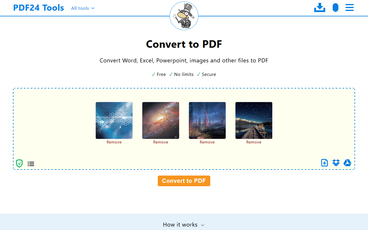 PDF24 Tools chrome谷歌浏览器插件_扩展第4张截图