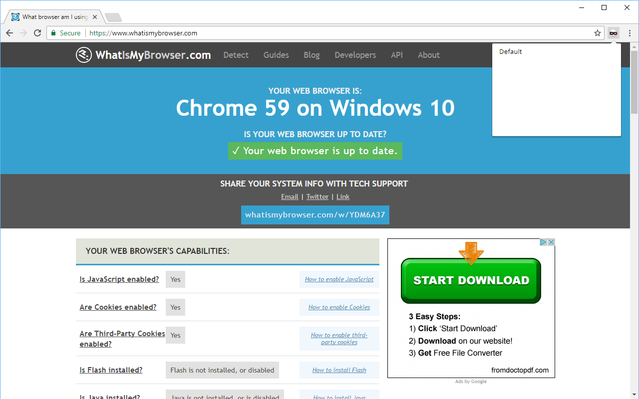 User-Agent Switcher for Chrome chrome谷歌浏览器插件_扩展第2张截图