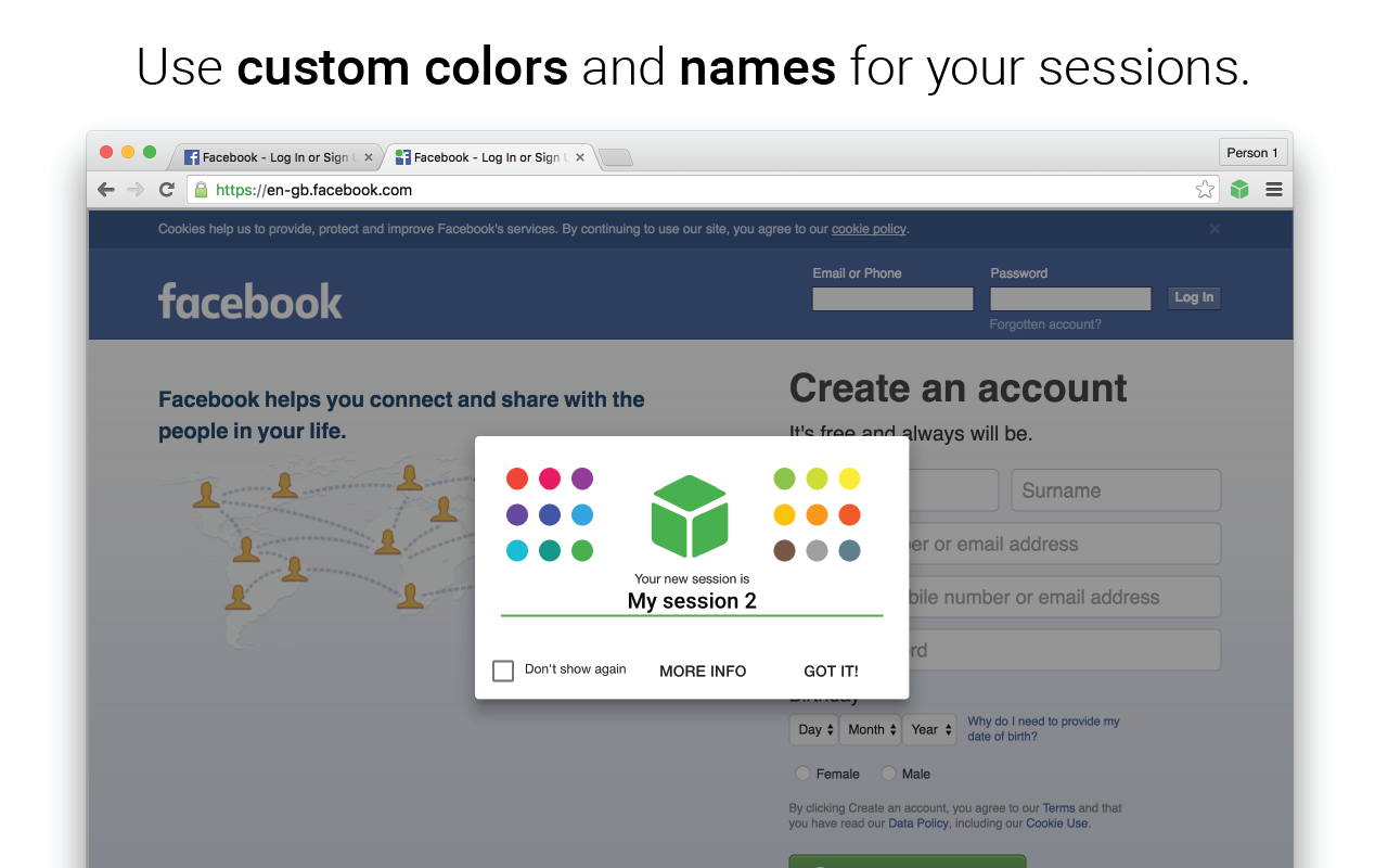 SessionBox - Multi login to any website chrome谷歌浏览器插件_扩展第2张截图