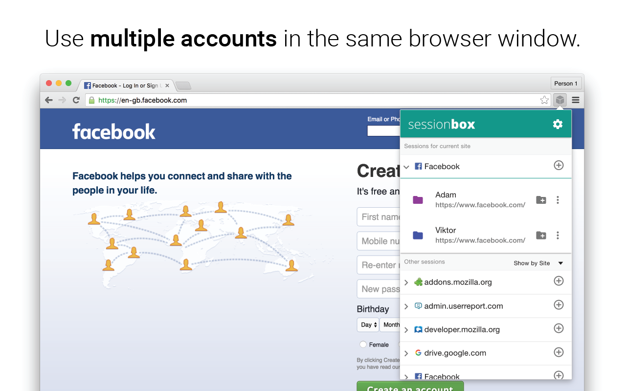 SessionBox - Multi login to any website chrome谷歌浏览器插件_扩展第3张截图