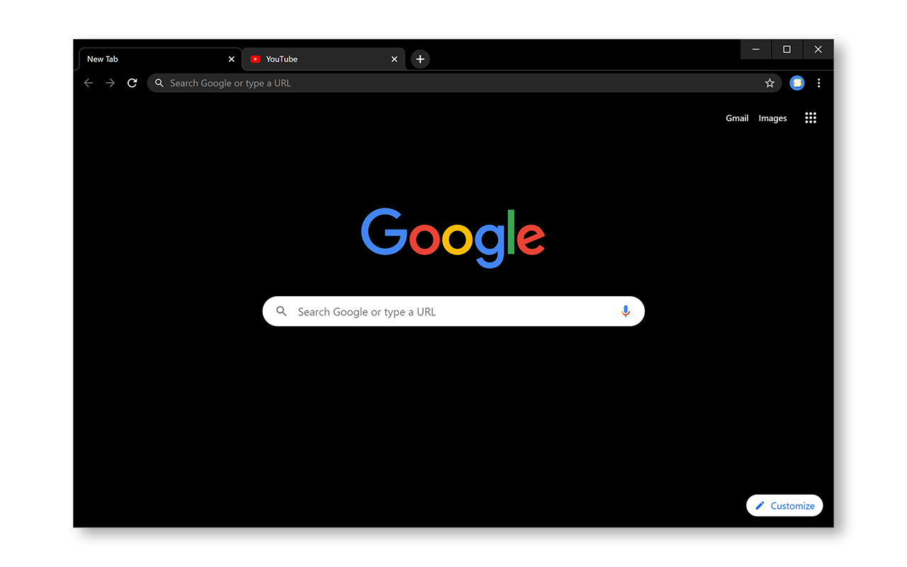 完整的Chrome Chrome黑色主题 chrome谷歌浏览器插件_扩展第1张截图