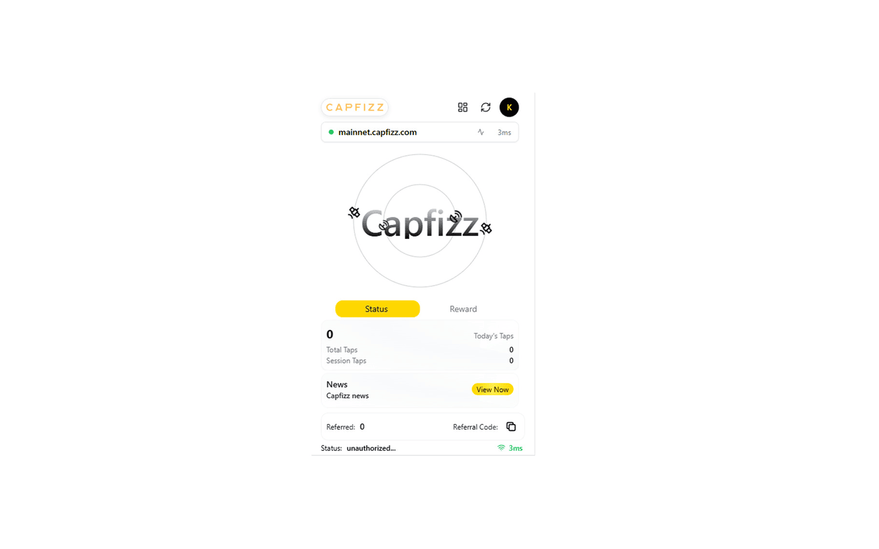 Capfizz sentry node chrome谷歌浏览器插件_扩展第1张截图