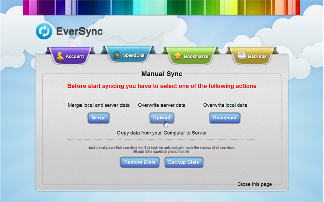 EverSync - Sync bookmarks, backup favorites chrome谷歌浏览器插件_扩展第3张截图