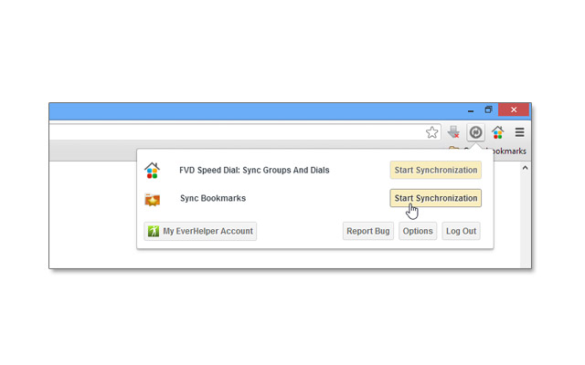 EverSync - Sync bookmarks, backup favorites chrome谷歌浏览器插件_扩展第5张截图