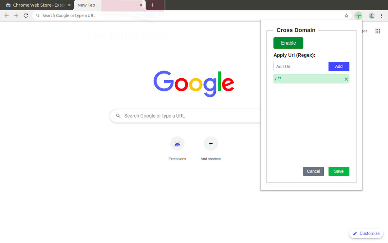 Cross Domain - CORS chrome谷歌浏览器插件_扩展第2张截图