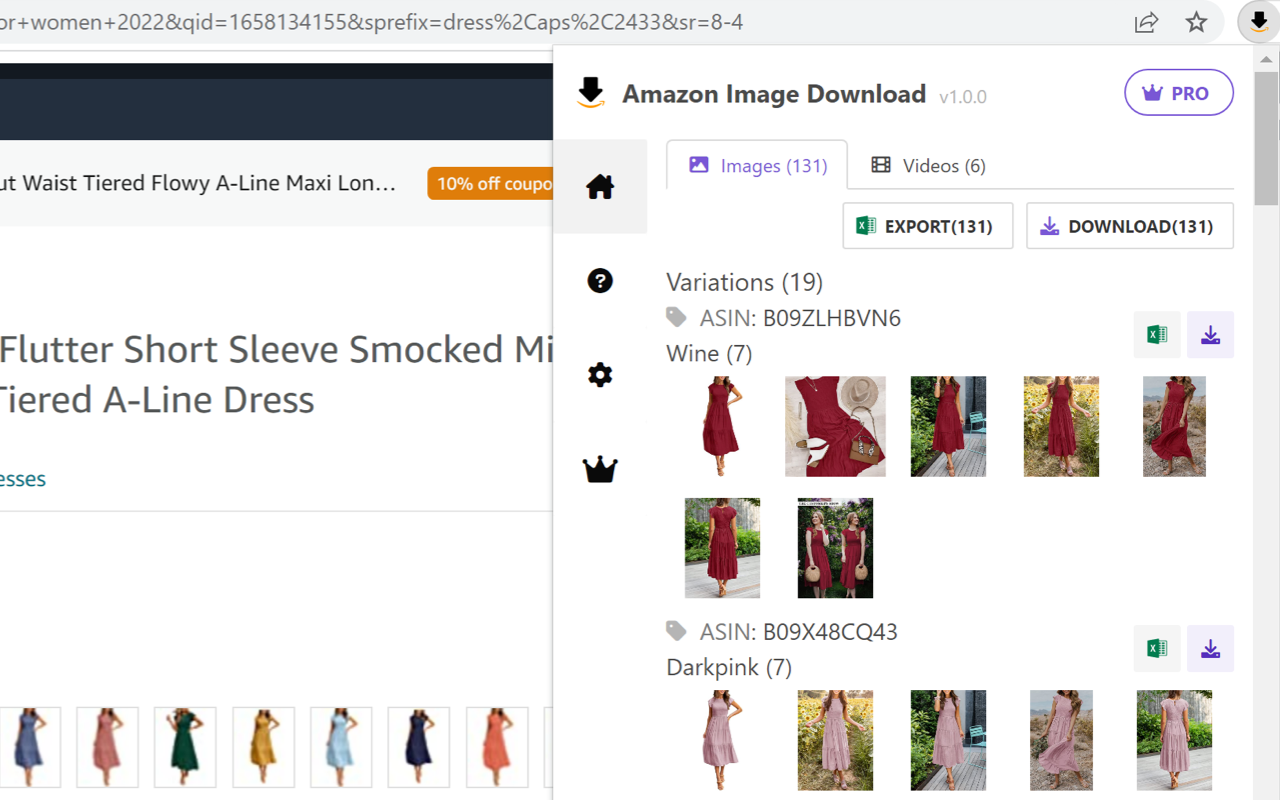 Amazon Image Download - Include Photo & Video chrome谷歌浏览器插件_扩展第1张截图