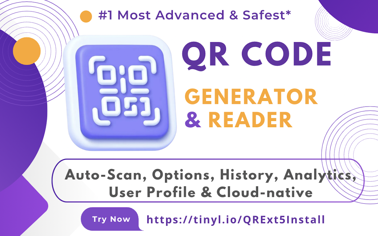 QR Code（生成器和读取器） chrome谷歌浏览器插件_扩展第3张截图