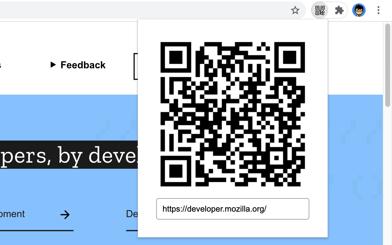 QR Code（生成器和读取器） chrome谷歌浏览器插件_扩展第5张截图