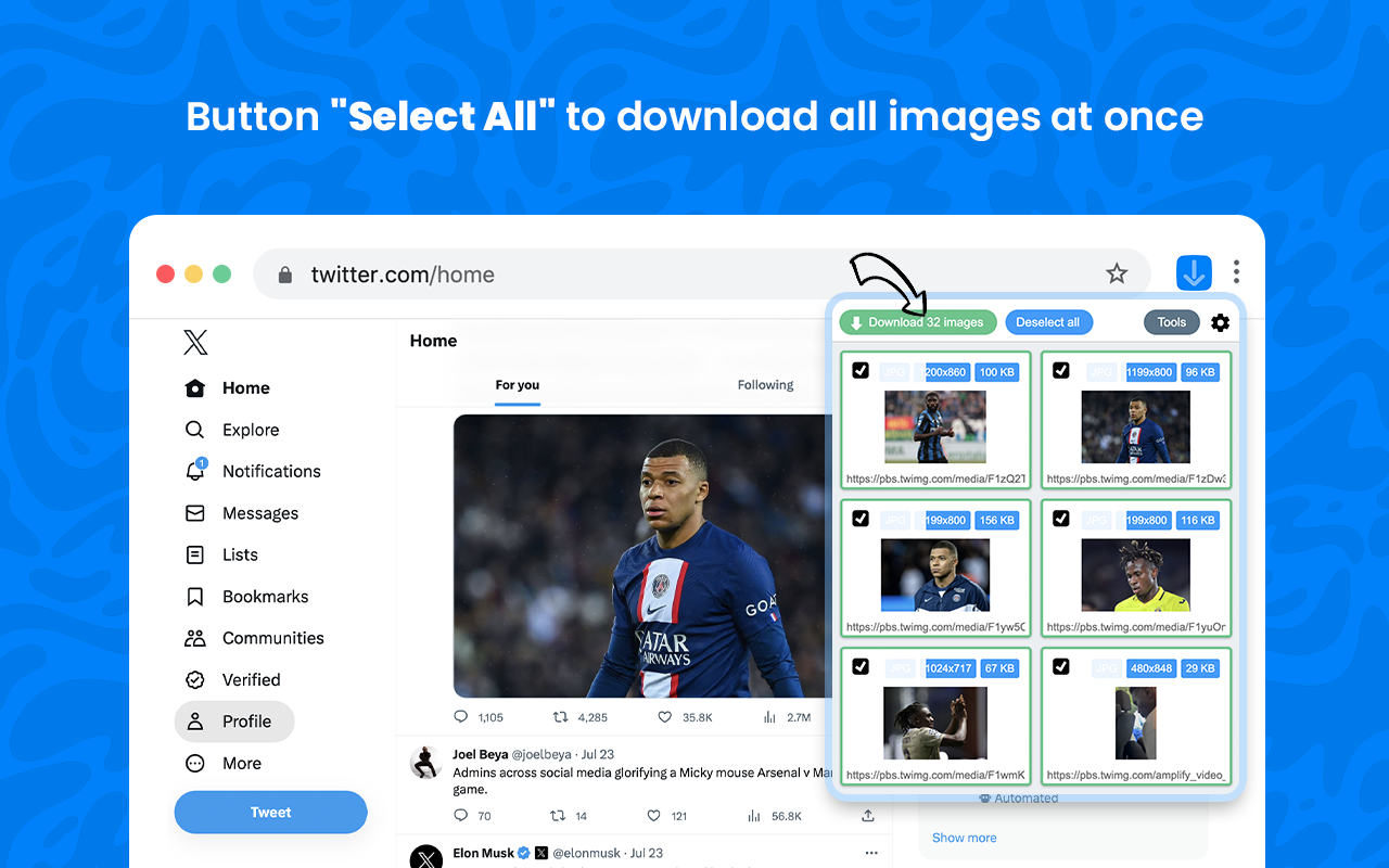 Image Downloader - Save pictures chrome谷歌浏览器插件_扩展第3张截图