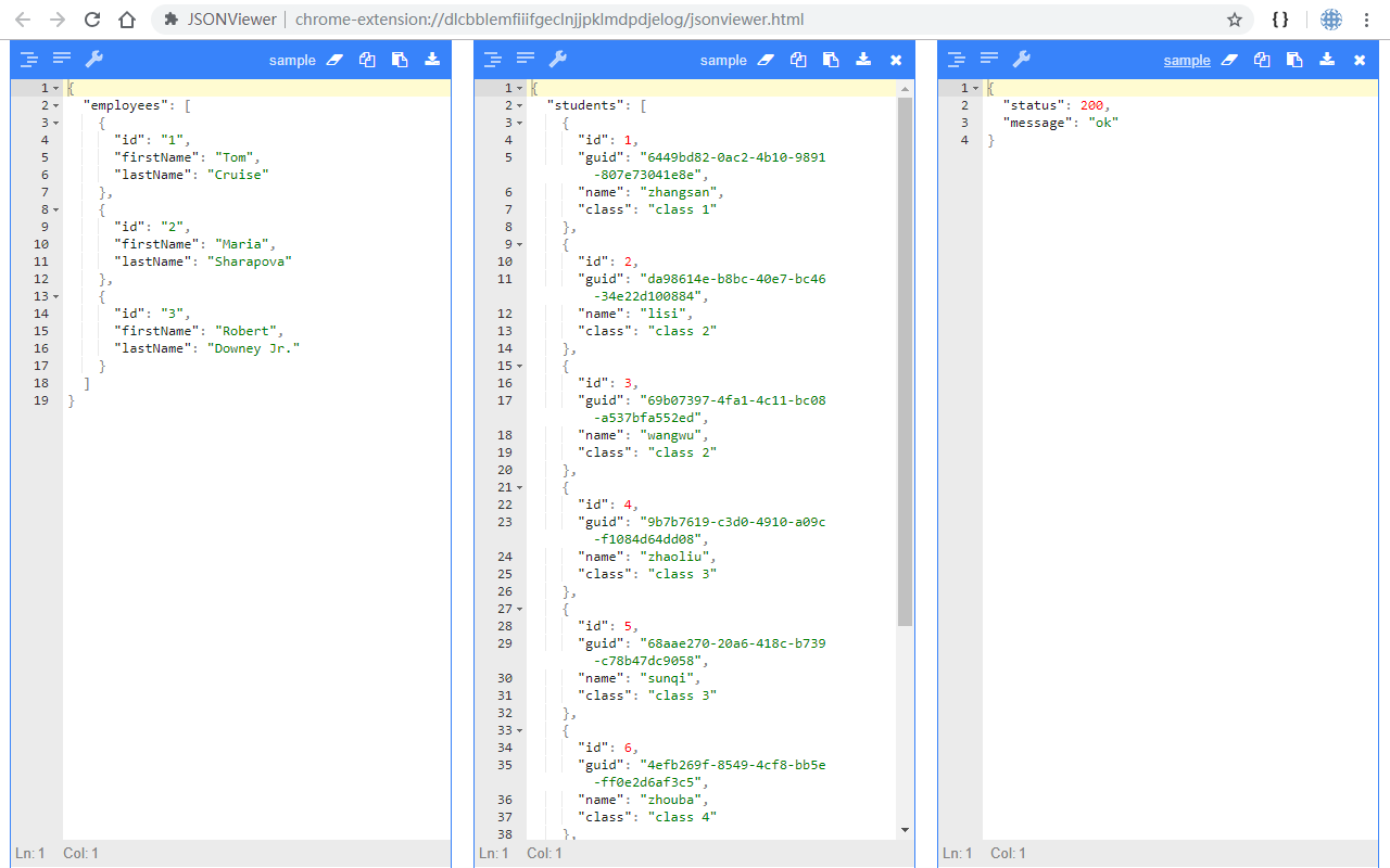 JSONViewer chrome谷歌浏览器插件_扩展第1张截图